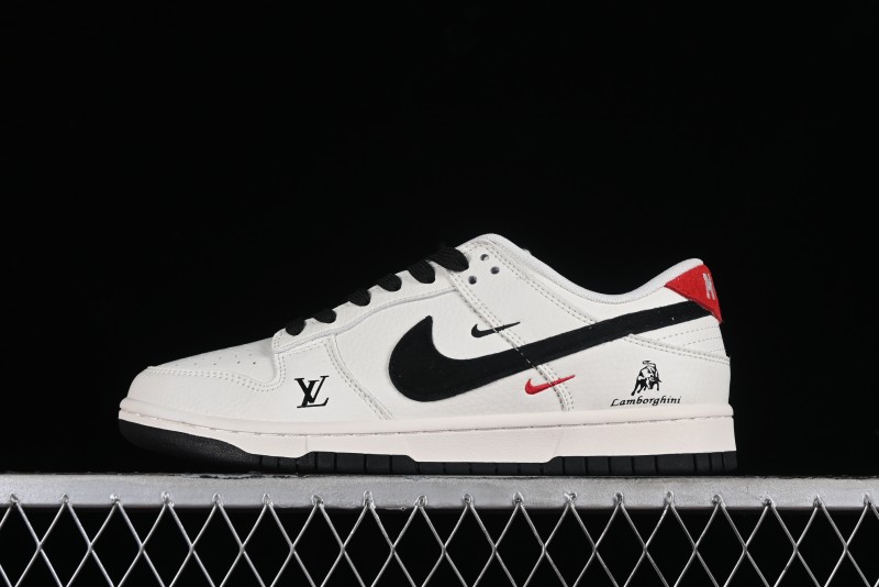Nike Dunk Low LV Collaboration - Black Lamborghini SB Low Top Casual Sneakers - FC1688-190
