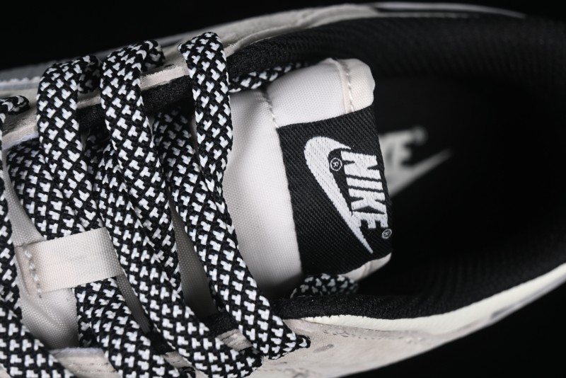 Nike SB Dunk Low Stussy Collaboration Grey Pig Suede Anniversary Custom Low-Top Casual Skate Shoes - DJ2024-061