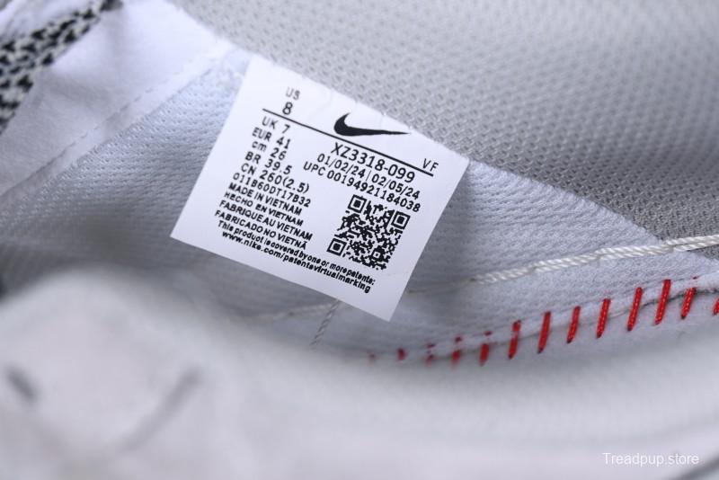 Nike Air Force 1 '07 Low Stussy Collaboration Grey Pigskin Black Swoosh Low-Top Casual Sneakers - XZ3318-099