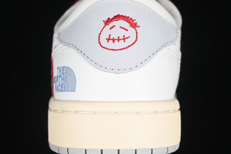 Nike Travis Scott x Fragment Design x Air Jordan 1 Low OG SP AJ1 Low Top Casual Sneakers - AG3702-808
