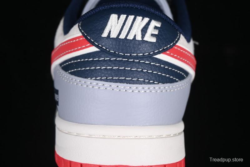 Nike SB Dunk Low Supreme Collaboration Anniversary Custom Low-Top Casual Sneakers - DM6868-045