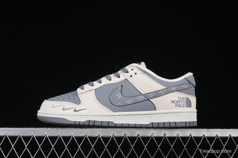 Nike SB Dunk Low The North Face Collaboration Anniversary High-End Custom Low-Top Casual Skate Shoes - KK1333-018
