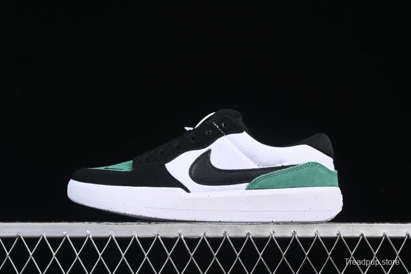 Nike SB Force 58 Low - Emerald Green, Black & White Skateboarding Shoes