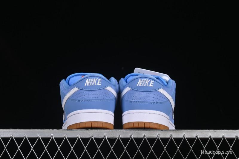 Nike SB Dunk Low Pro ISO University Blue Low-Top Skate Shoes - FJ1674-401
