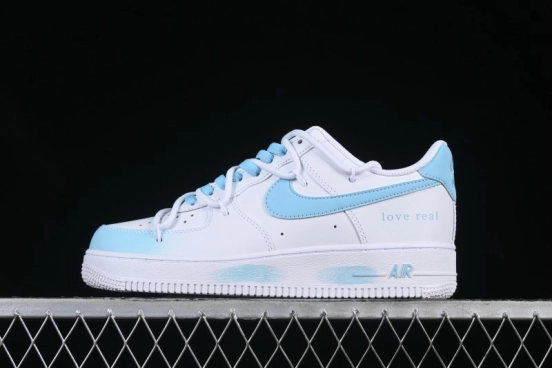 Nike Air Force 1'07 Low Ice Blue Mojito Casual Sneakers - CQ2288-801
