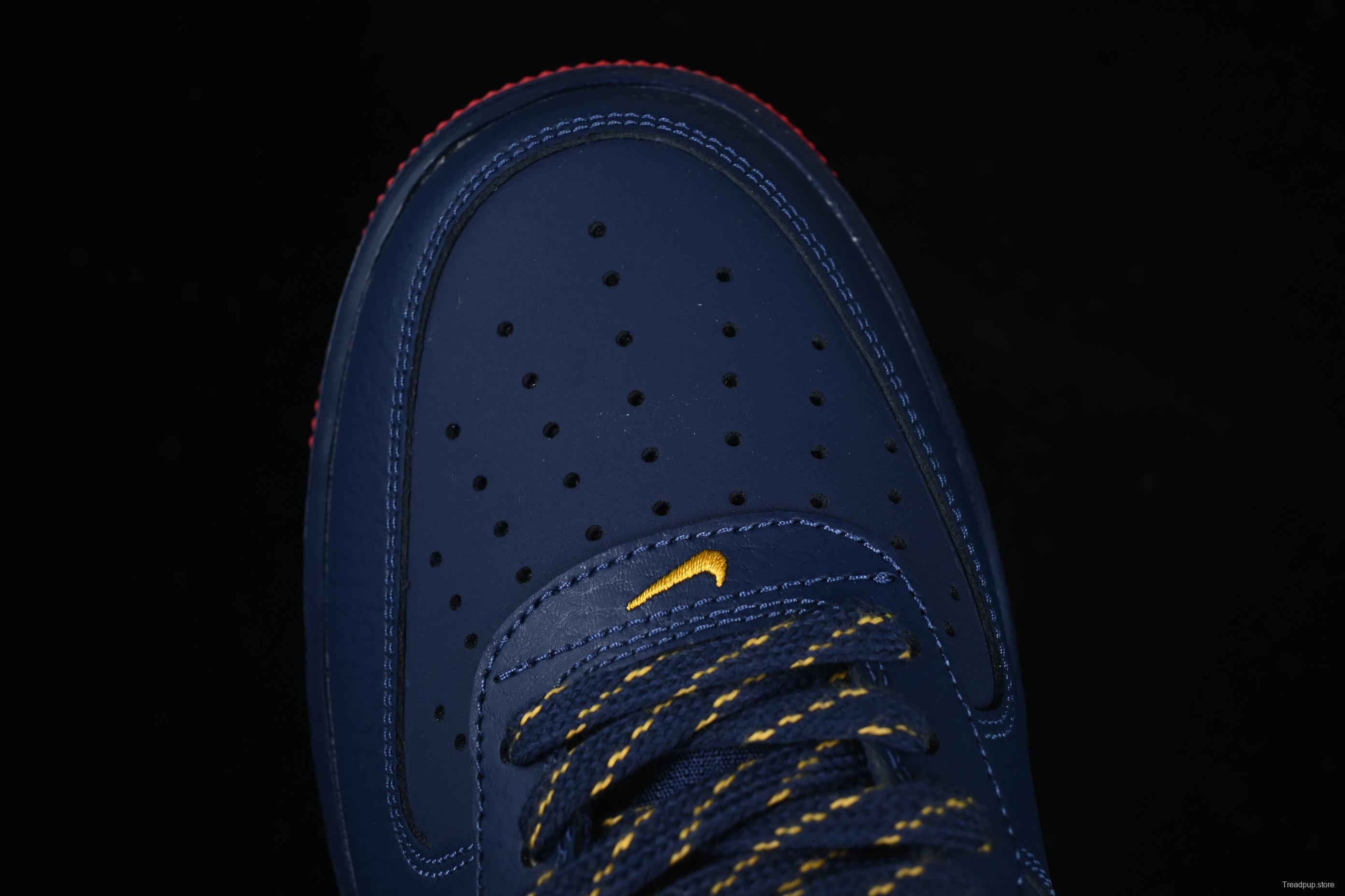 Nike Air Force 1'07 Low Casual Sneakers with Full-Length Air Cushion - HV5752-410