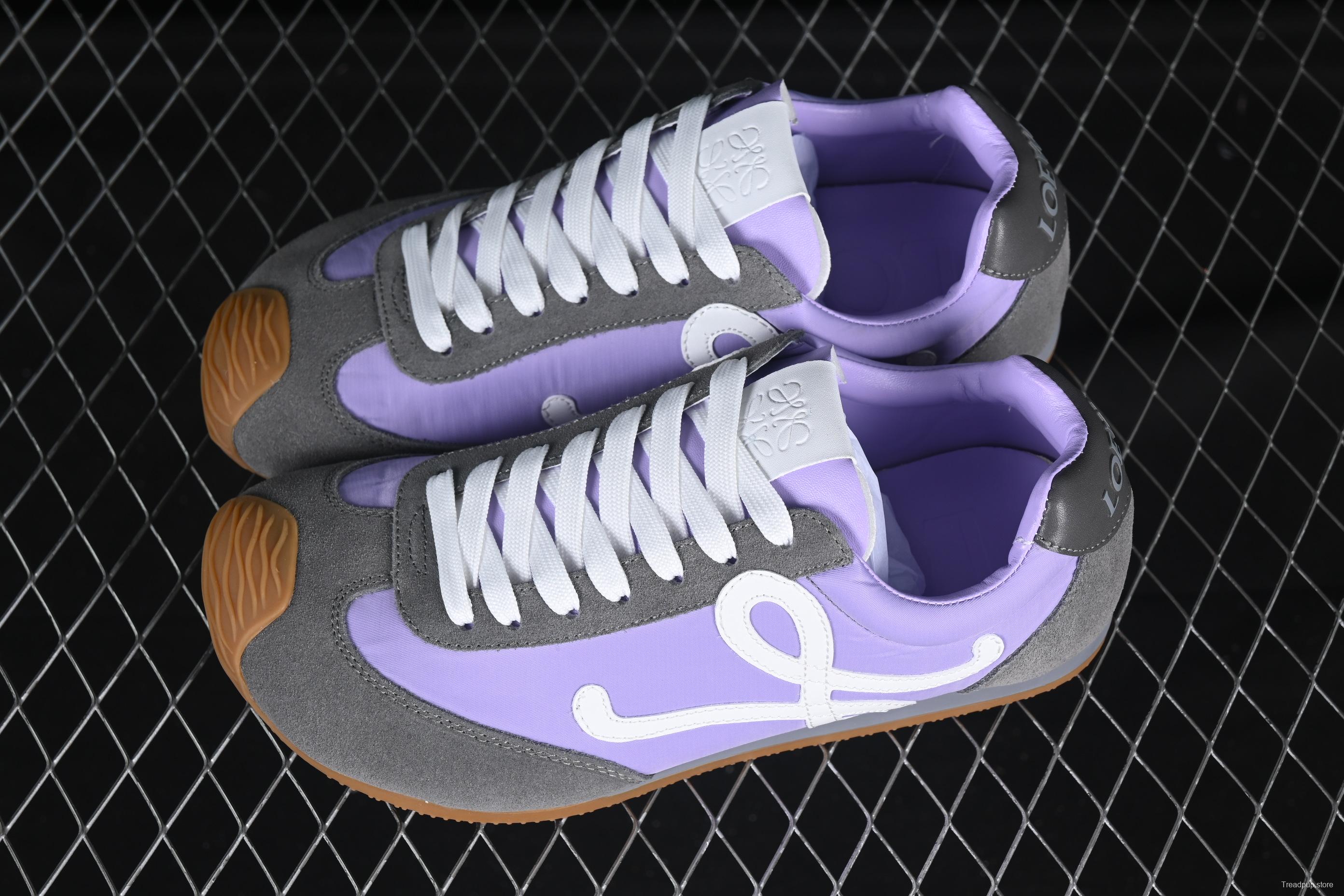 Loewe Ballet Runner 2.0 Sneakers Retro Style Lightweight Casual Shoes - PURPLE