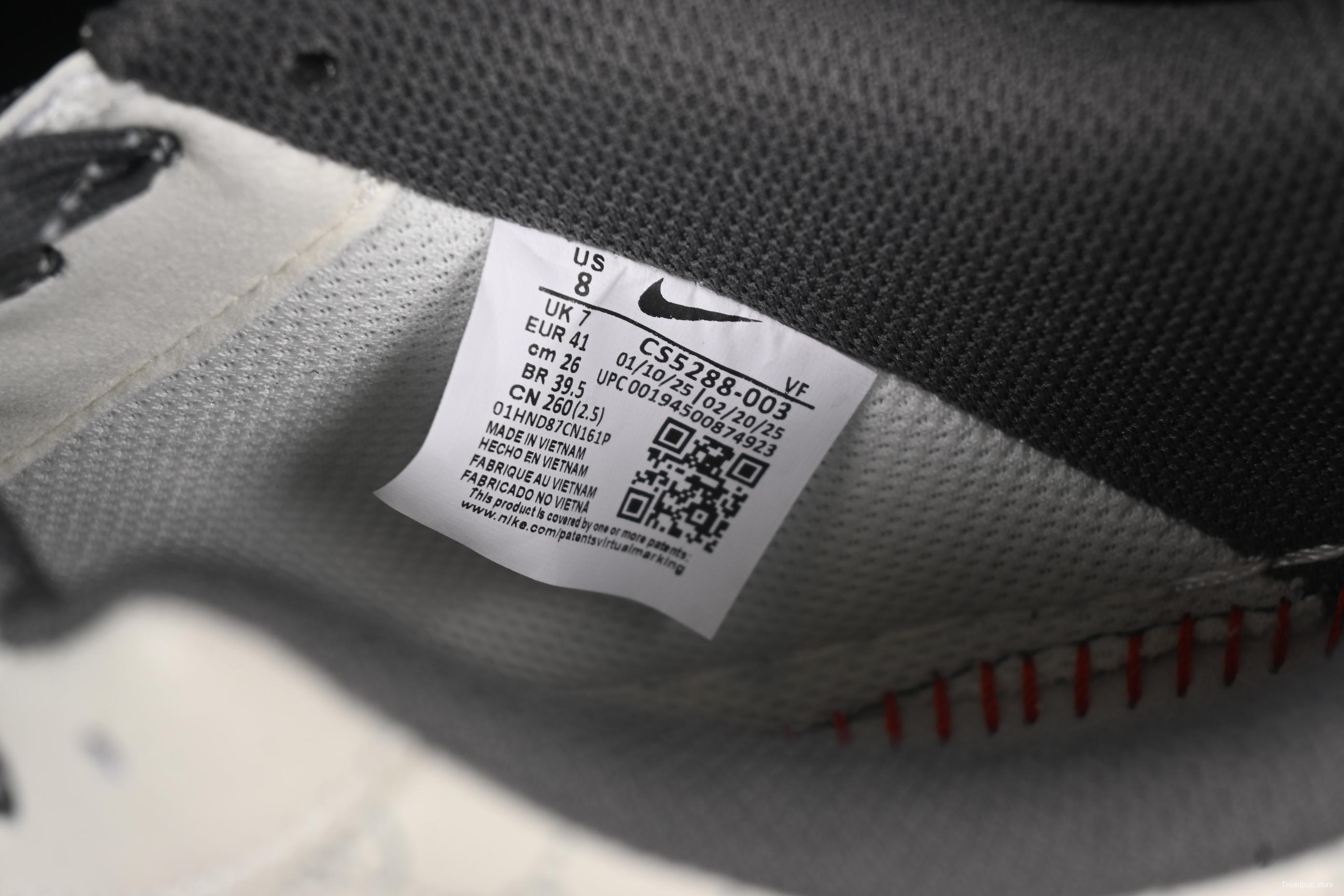 Nike Air Force 1 '07 Low Gucci Collaboration Classic Grey Pattern Casual Sneakers - CS5288-003