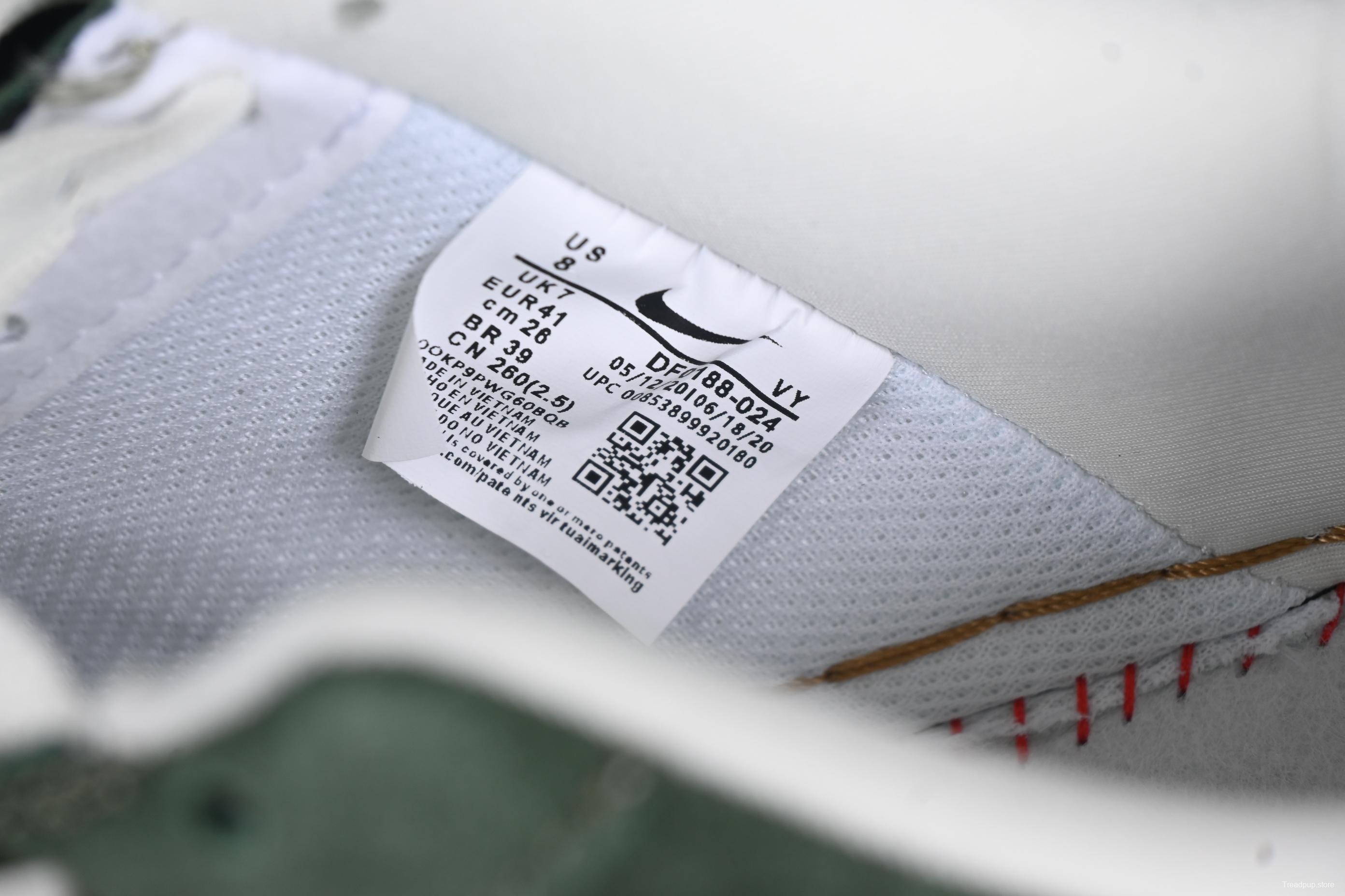 Nike Air Force 1'07 Low Supreme Collaboration Distressed Graffiti Casual Sneakers - DF0188-024