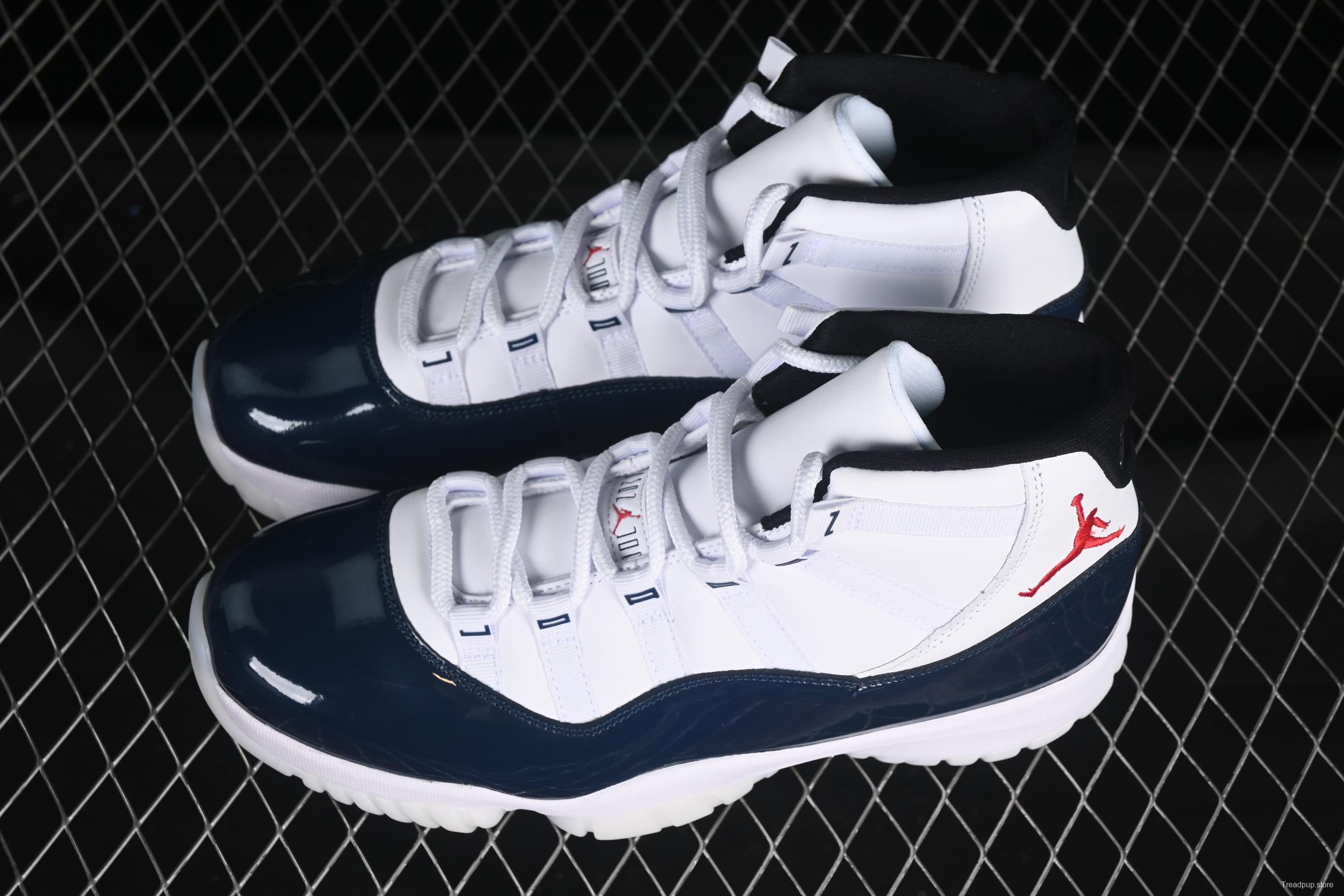 Nike Air Jordan 11 Retro Rare Air High Top Basketball Shoes Royal Blue - IH0296-400