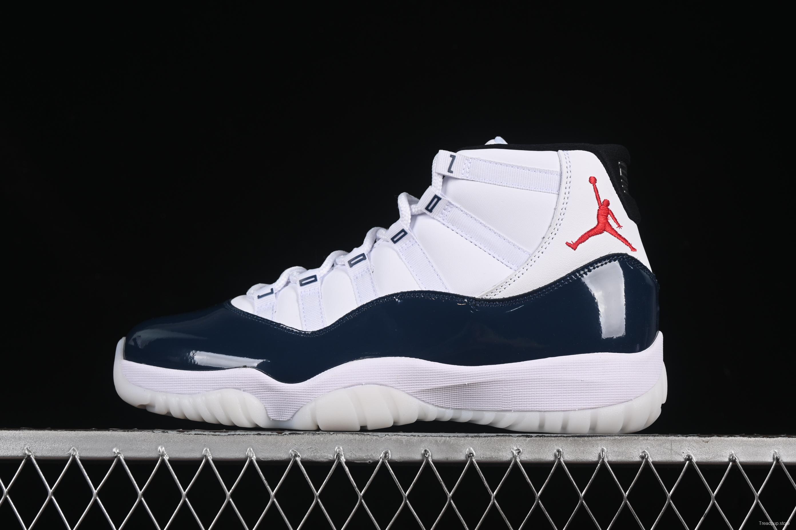 Nike Air Jordan 11 Retro Rare Air High Top Basketball Shoes Royal Blue - IH0296-400