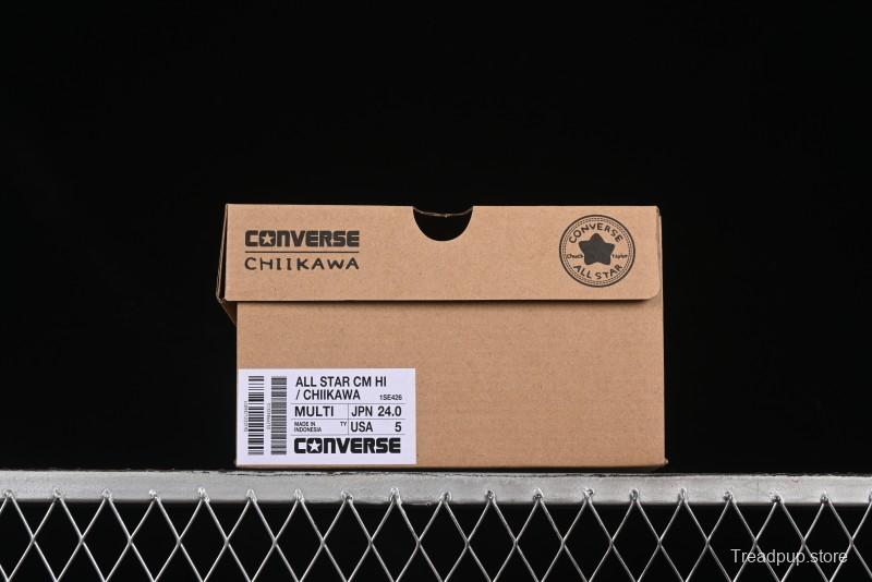 Converse Chiikawa x Converse All Star CM Hi Usagi Emoji Collaboration High Top Casual Sneakers - 1SE426