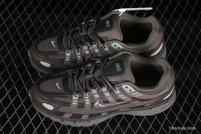 Nike P-6000 Prm Retro Casual Sneakers with Layered Design - CD6404-202