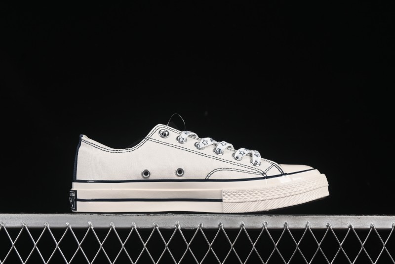 Converse Noritake x Chuck Taylor All Star 1970s Low Top Canvas Sneakers with Hand-Drawn Elements - A15788C