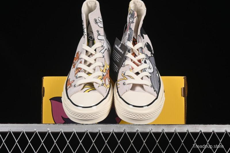 Converse Chuck Taylor All Star 1970s High Top Tom and Jerry Themed Casual Sneakers - A15111C