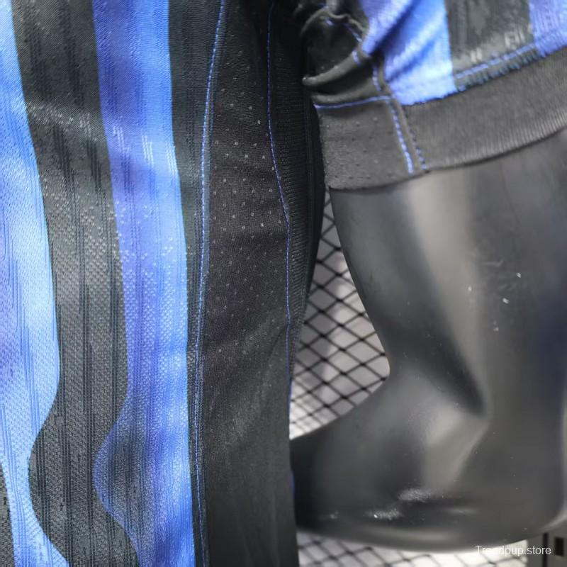 Player Version 25/26 Inter Milan Home Jersey Without Sponsor