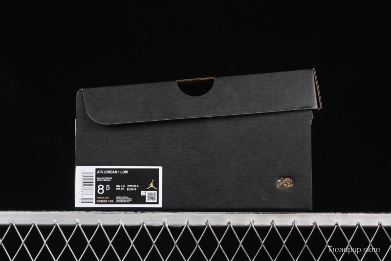 Nike Air Jordan 1 Low AJ1 Cream White Low-Top Casual Sneakers - 553558-153