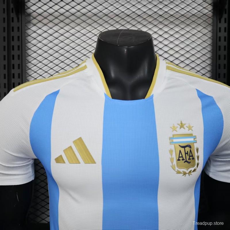 Player Version 2025 Argentina Home Jersey