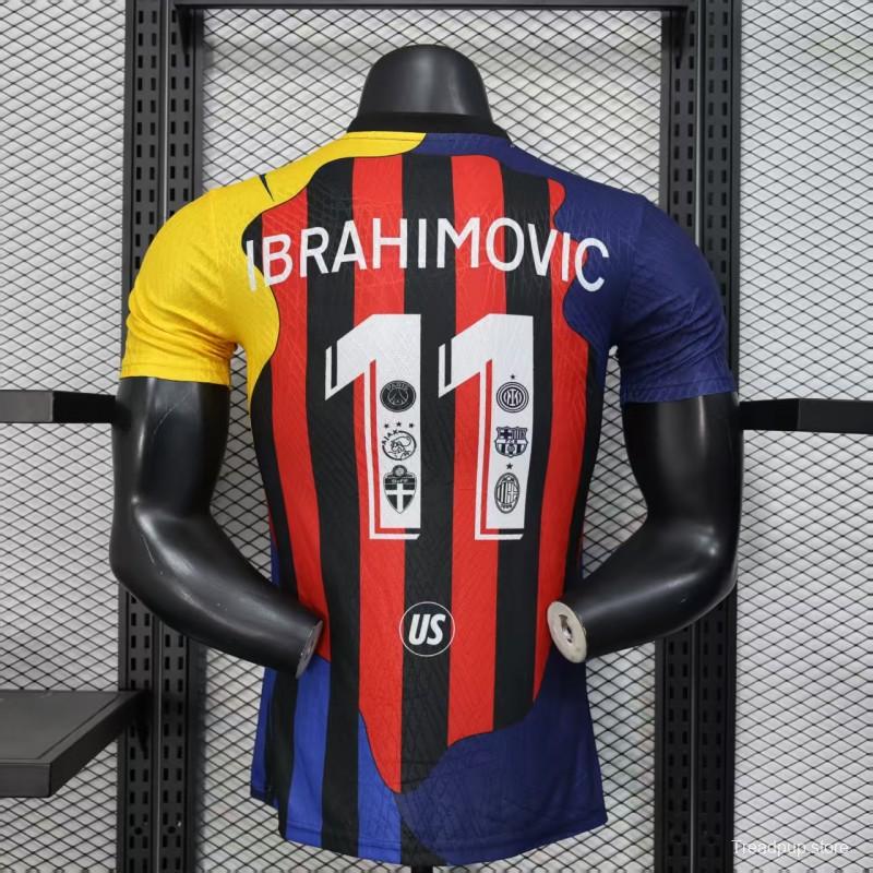 Player Version 25/26 AC Milan Ibrahimović Special Jersey