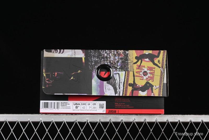 Nike Air Jordan 1 High OG AJ1 Fragment Design Collaboration High-Top Basketball Shoes - DZ5485-041