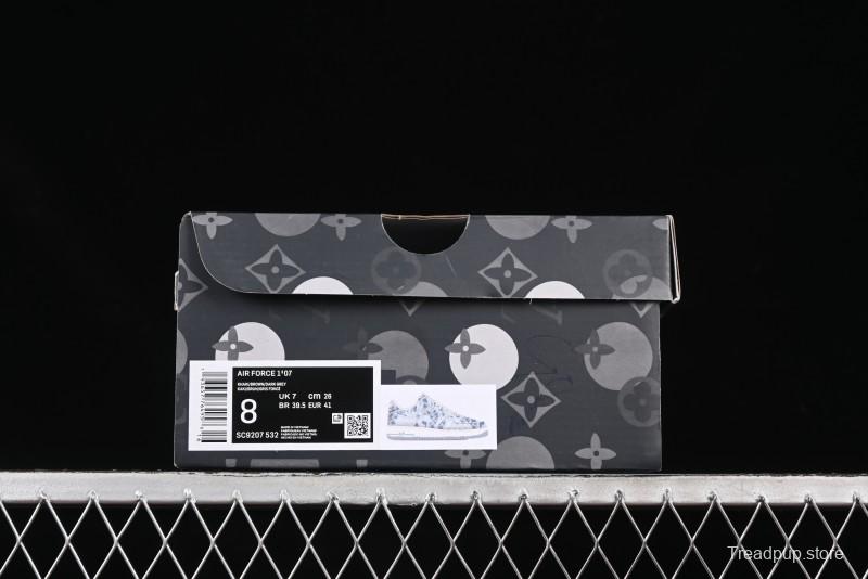 Nike Air Force 1 '07 Low LV Collaboration Blue Denim Casual Sneakers - SC9207-532