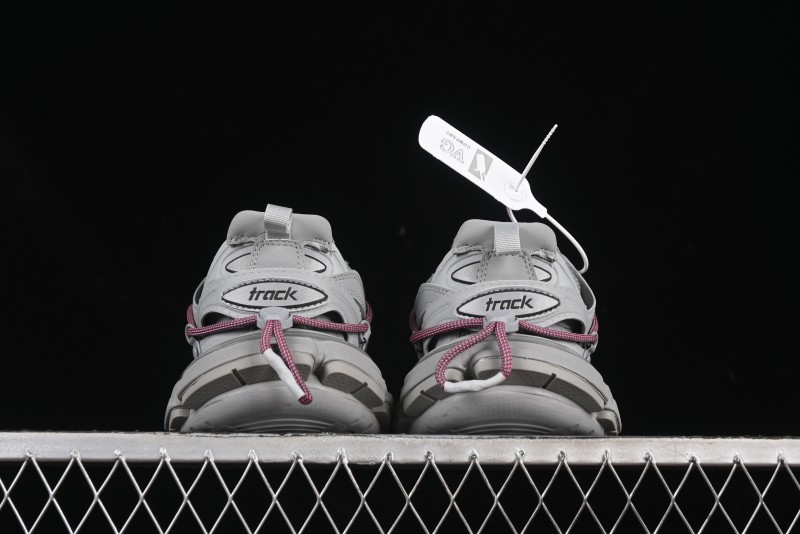 Balenciaga Track Sneaker Tess s.Gomma Res BI ALV/TIS EFF NUBUK/TIS E Waterproof Running Shoes - WTRHK1013
