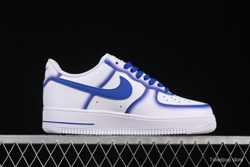 Nike Air Force 1'07 Low Blue Planet Casual Sneakers with Full-Length Air Cushion - ZH0316-079