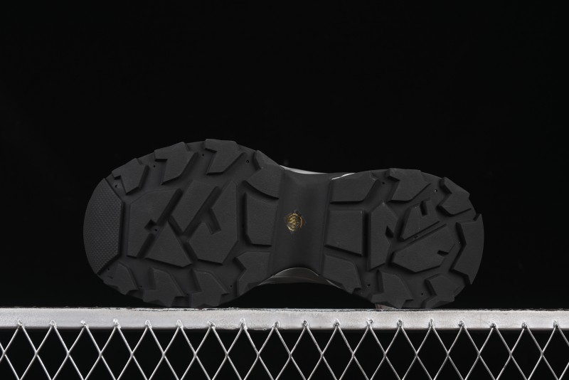 GG-CC 25ss New Platform Chunky Sneakers with 7CM Height Increase and Irregular Design - 668-2 Black