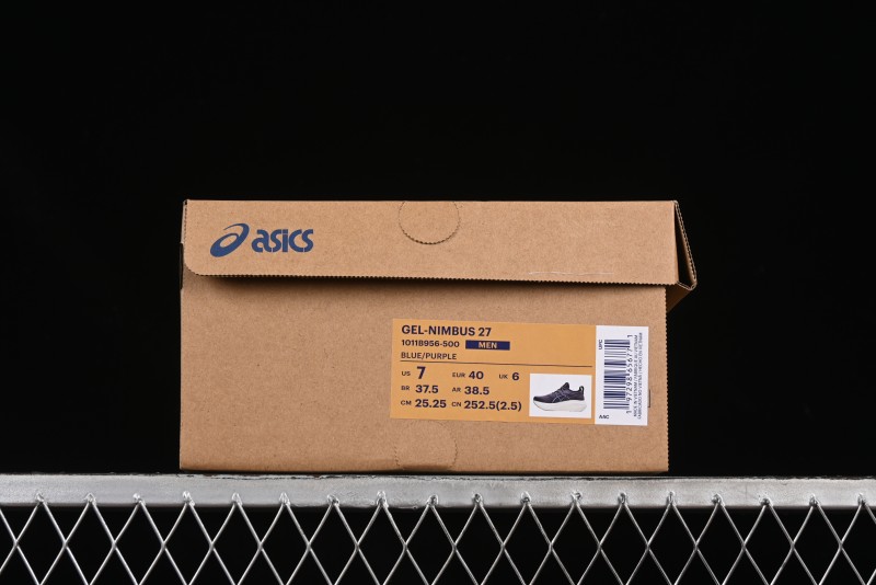 Asics Gel-Nimbus 27 Retro Breathable Casual Shoes with Cushioning for Men - 1011B956-500