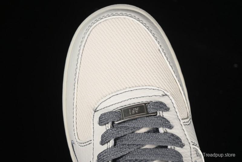 Nike Air Force 1'07 Low Stussy Collaboration Woven Fabric Low-Top Casual Sneakers - BZ6808-101