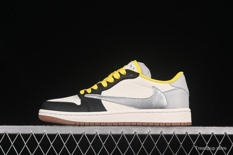 Nike Travis Scott x Fragment Design x Air Jordan 1 Low OG SP Casual Sneakers - DN6901-095