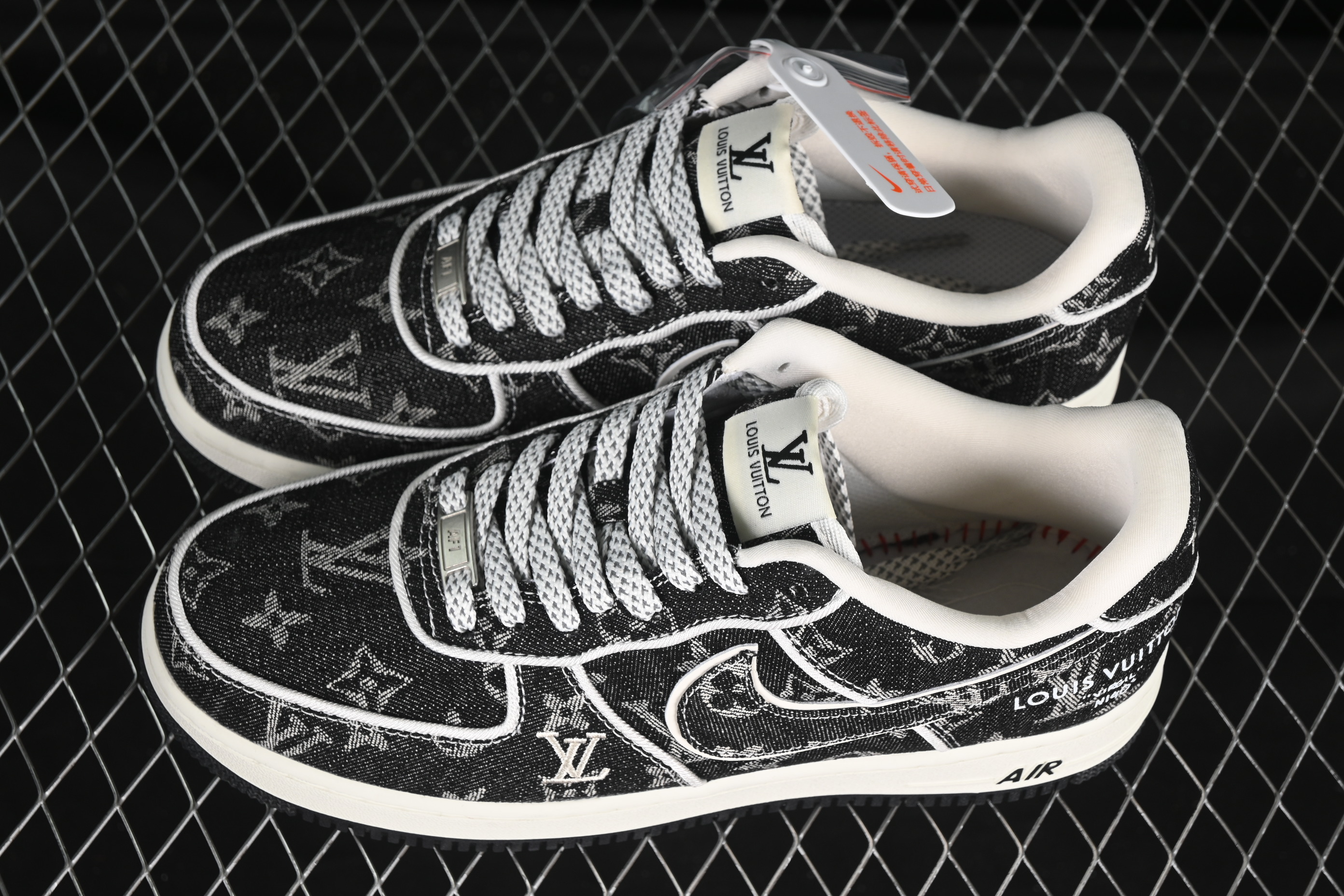 Nike Air Force 1'07 Low LV Collaboration Dark Denim Low-Top Casual Sneakers - SC9207-531