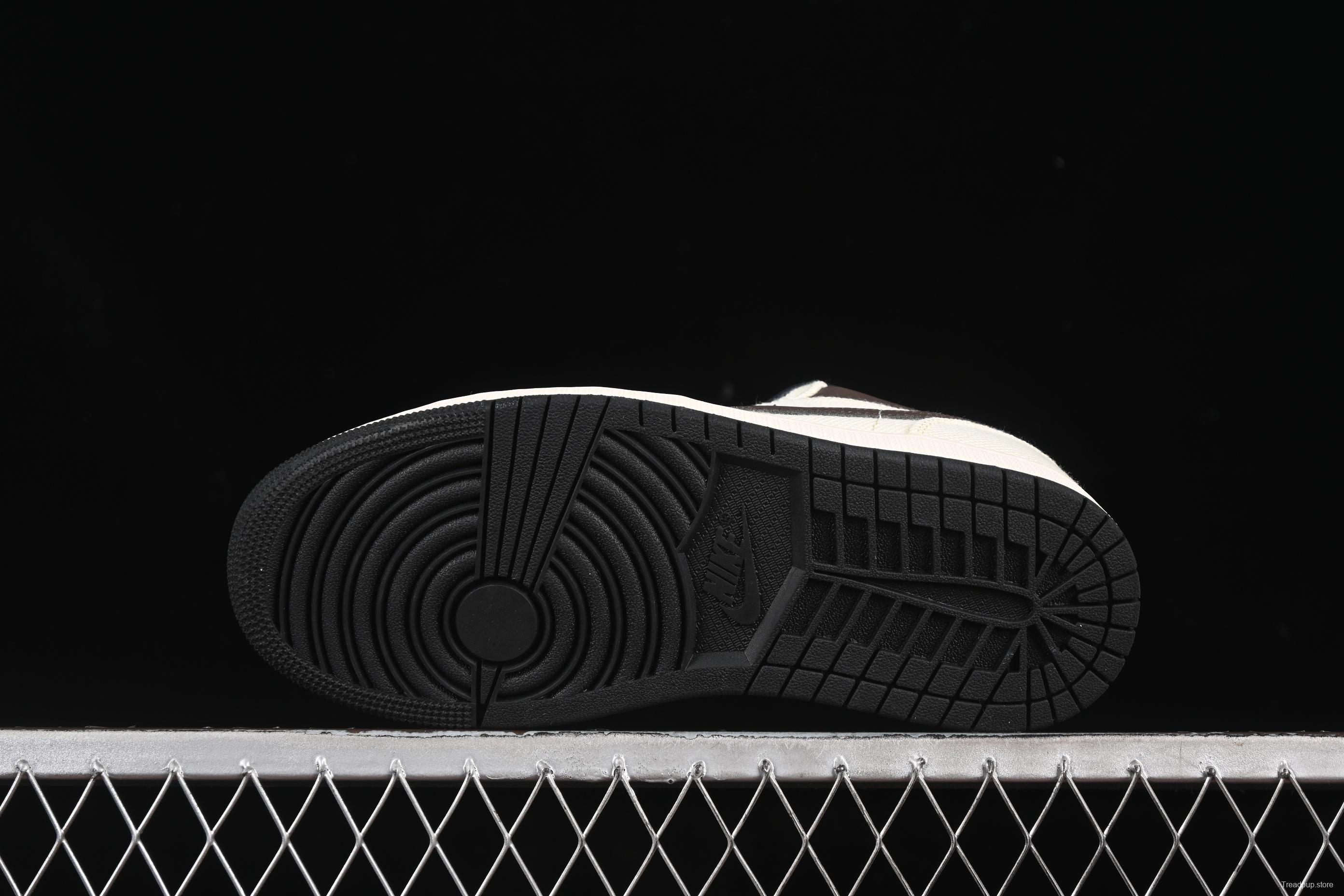 Nike Air Jordan 1 Low "Dongdan" Casual Sneakers in Woven Beige - IB8058-110