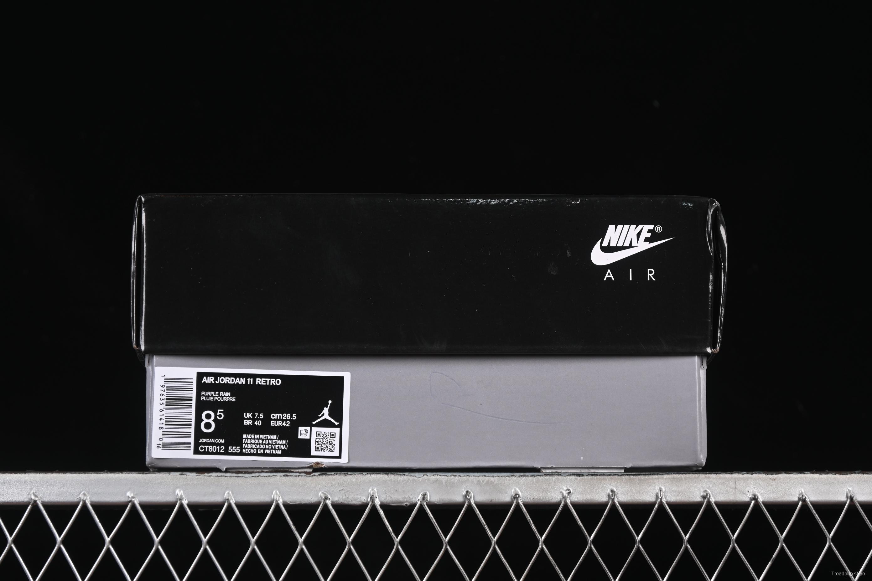 Nike Air Jordan 11 Retro CT8012-555 Basketball Shoes in Lavender Corduroy