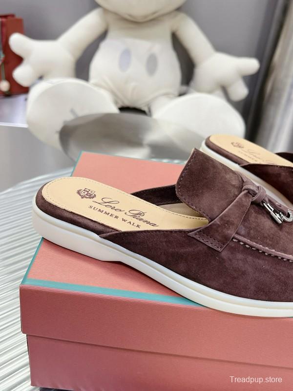 2024 Slippers LP Brown Suede Loafers