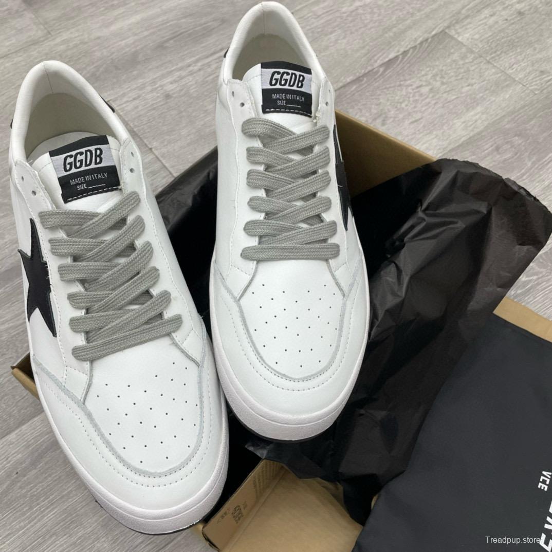 2024 Unisex GGDB White Black Leather Sneakers MJ00260