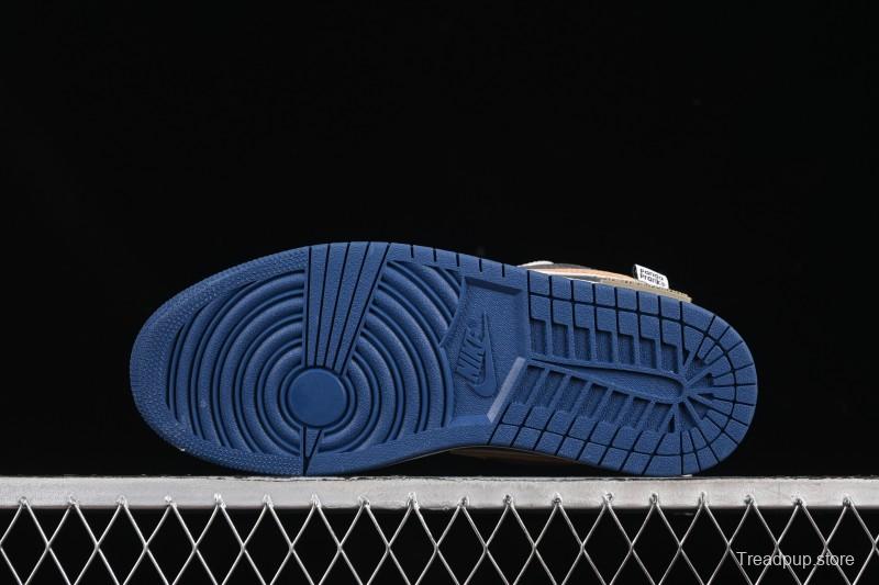 Nike Air Jordan 1 Low Retro Basketball Shoes Panda Mischief Pioneer Knight Brown Grey - 553558-414