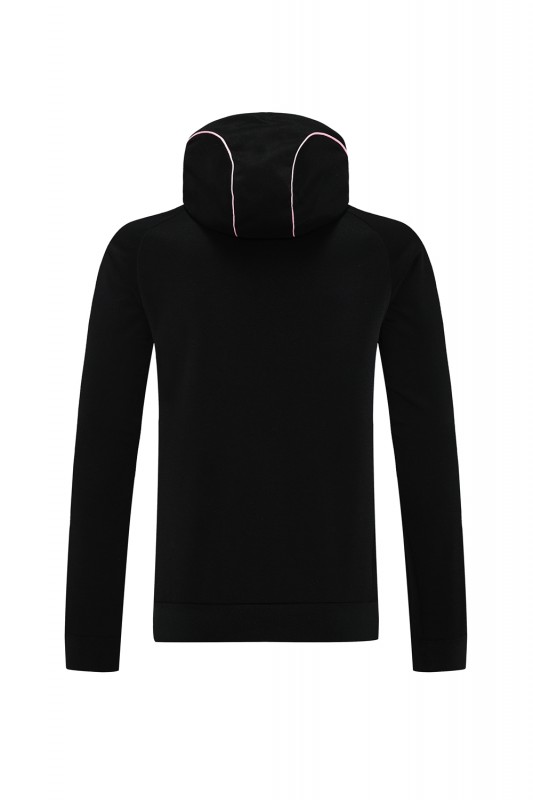 2025 Inter Miami Black Full Hoodie Zipper Jacket +Long Pants