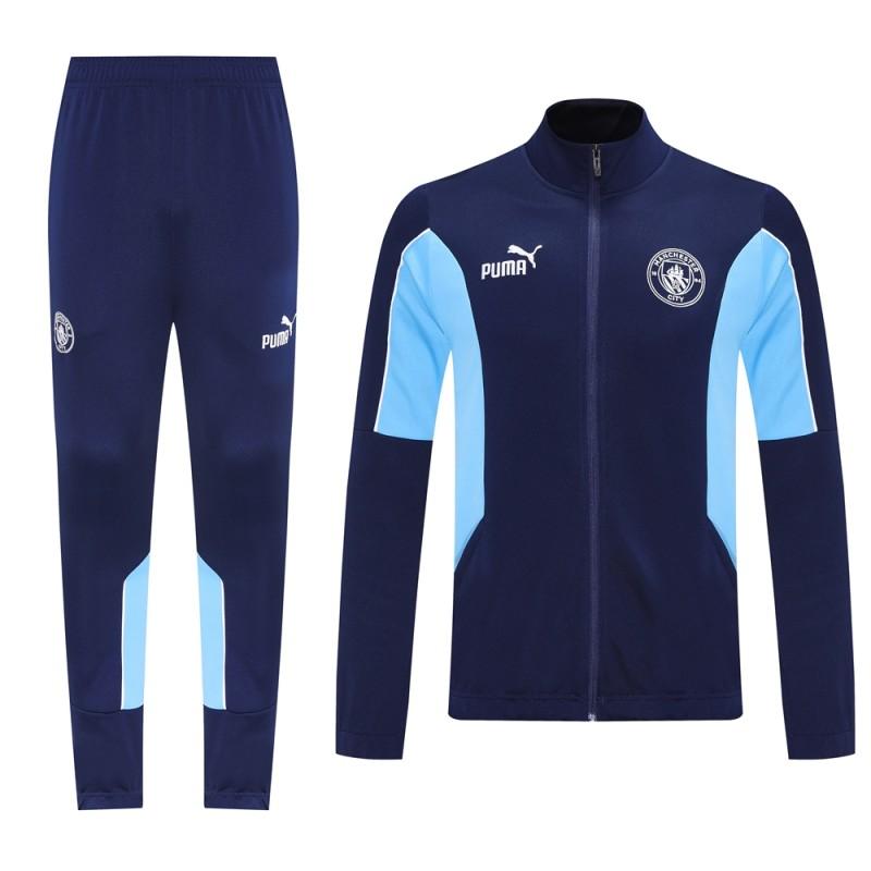 25/26 Manchester City Blue/Navy Full Zipper Jacket +Long Pants