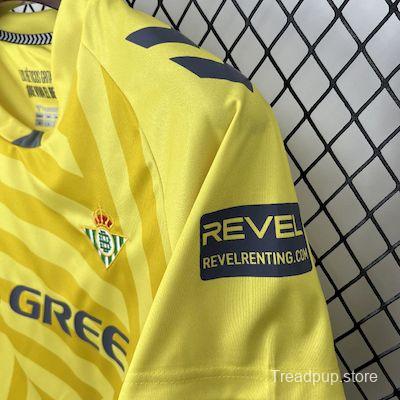 2025/26 Real Betis Yellow Goalkeeper Jersey