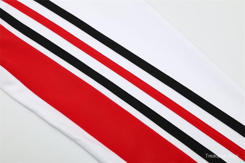 Retro 03/04 AC Milan White Half Zipper Jacket