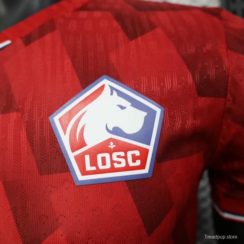 Player Version 25/26 Lille Home Jersey
