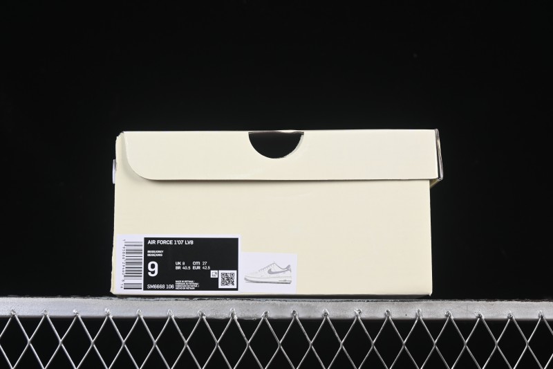 Nike Air Force 1'07 Low Classic Gray Casual Sneakers - SM6668-106