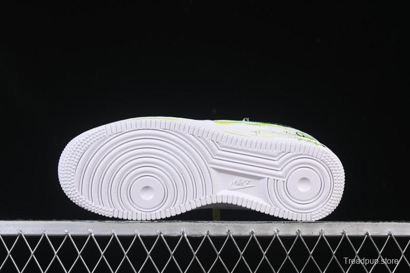 Nike Air Force 1 '07 Low Capricorn Hand-Painted Doodle Zodiac Series Casual Sneakers - 1222119