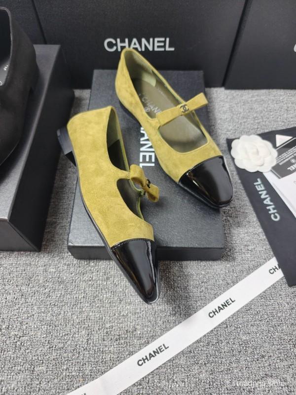 Chanel Classic Slingback Bow Flats - LY00290
