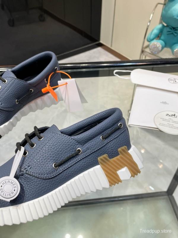 Hermès Classic Casual Sports Shoes with Exaggerated H Logo and Vibrant Colors - LY00300