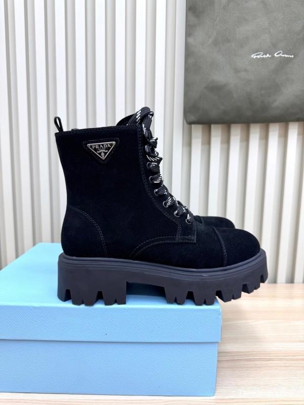 Prada 2025 SS Platform Martin Boots - LY0350