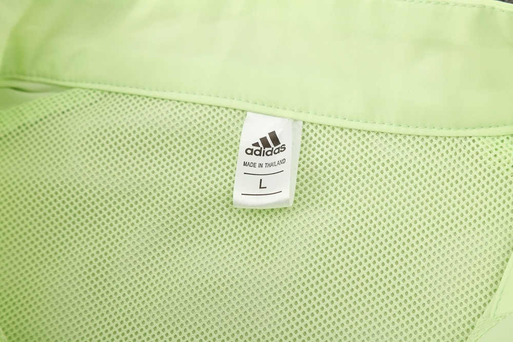 25/26 Real Madrid Light Green Half Zipper Jacket+Long Pants S-3XL