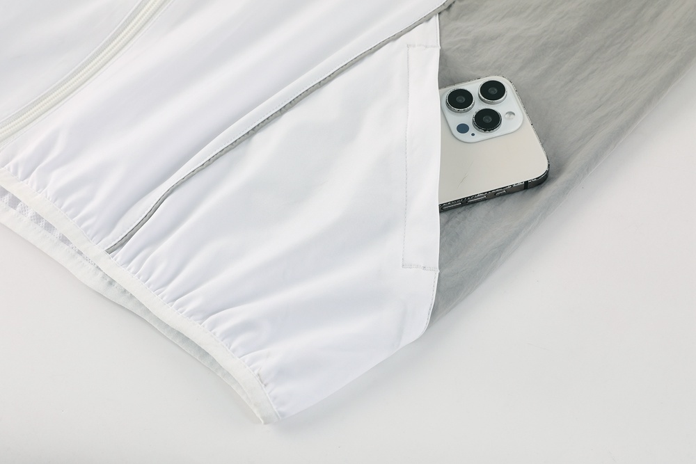 25/26 Real Madrid White Half Zipper Jacket+Long Pants S-3XL