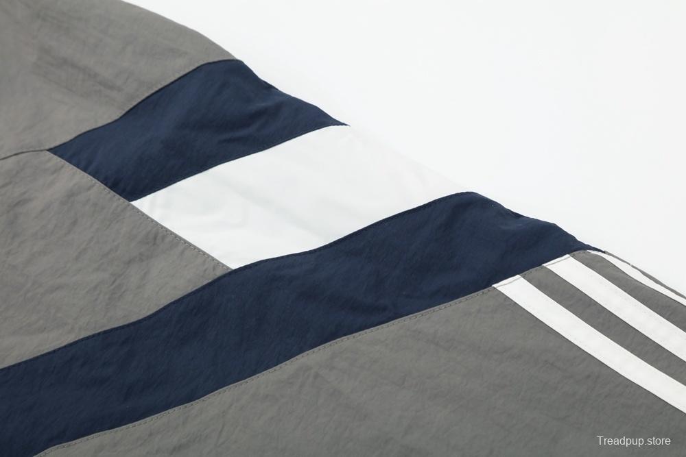 25/26 Real Madrid Grey S-3XL Half Zipper Jacket+Long Pants